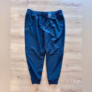 NWT Under Armour Men's Black Jogger Pants 2XL